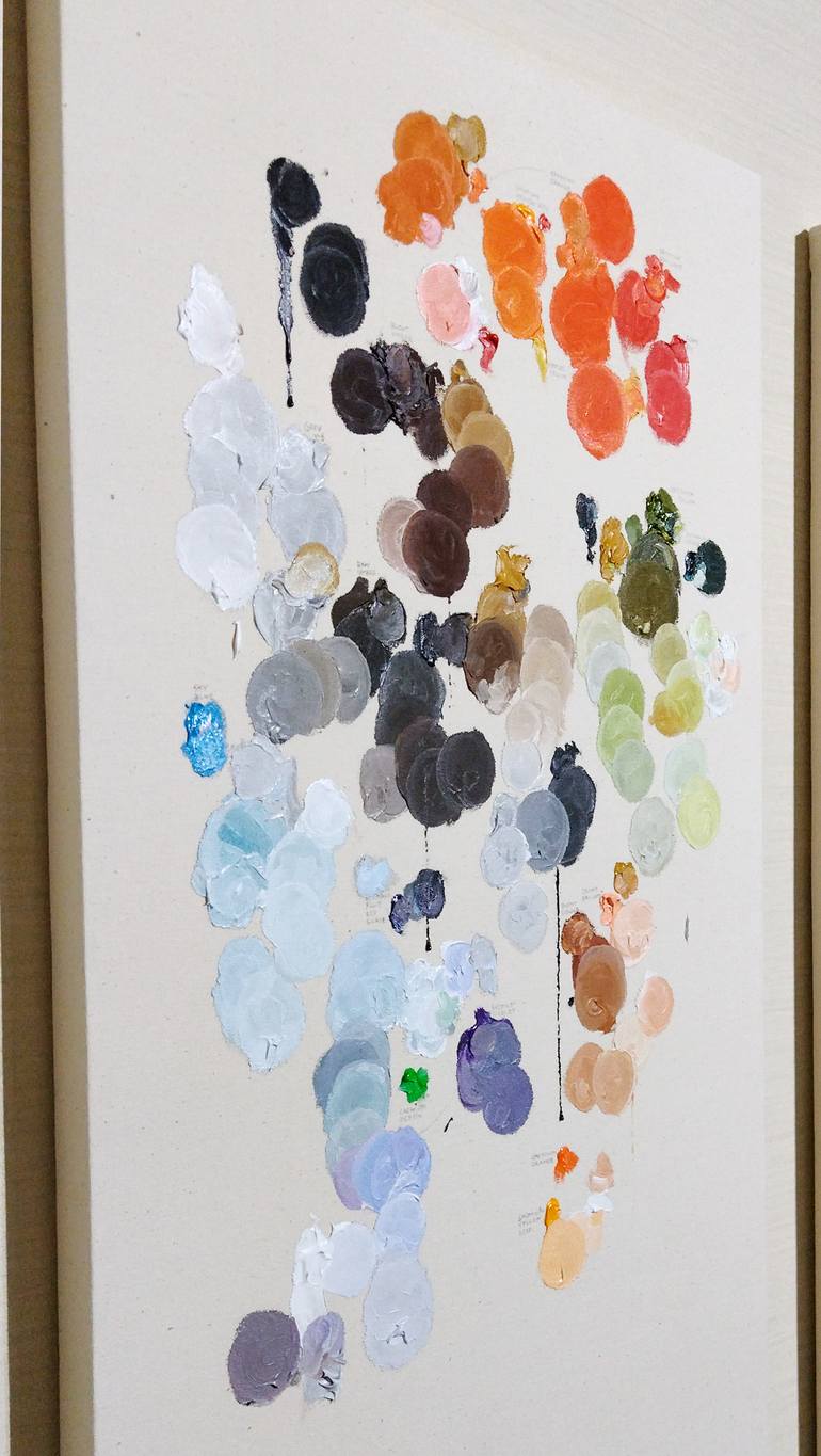 Original Abstract Expressionism Abstract Painting by Miki Wanibuchi