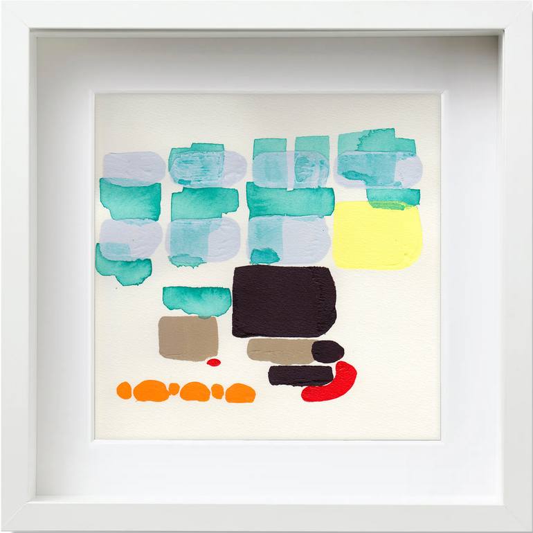 Original Abstract Expressionism Abstract Painting by Miki Wanibuchi