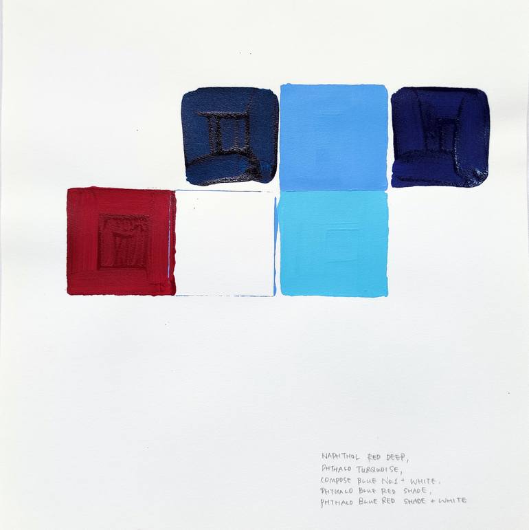 Original Abstract Expressionism Abstract Painting by Miki Wanibuchi