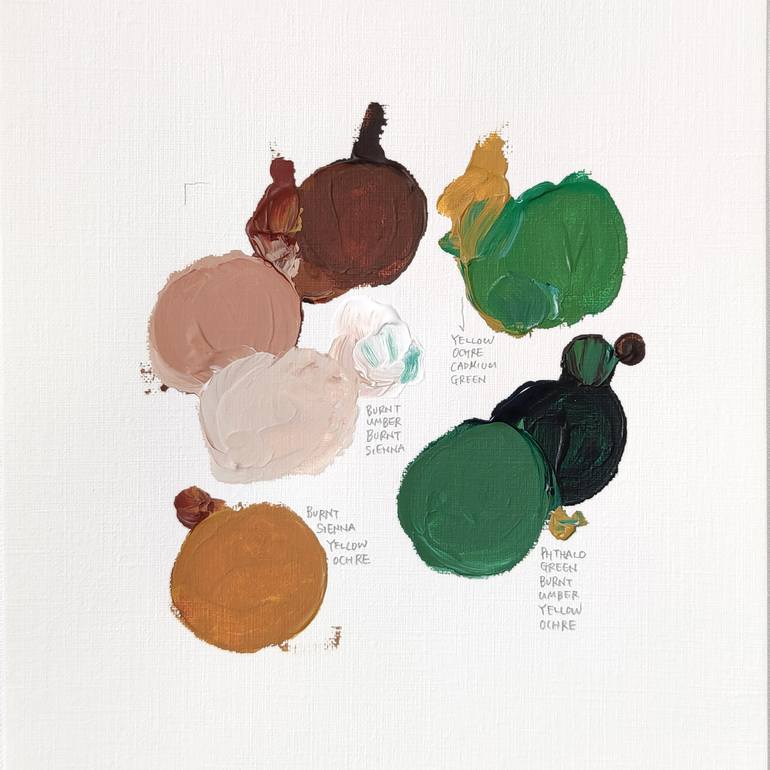 Original Abstract Expressionism Abstract Painting by Miki Wanibuchi