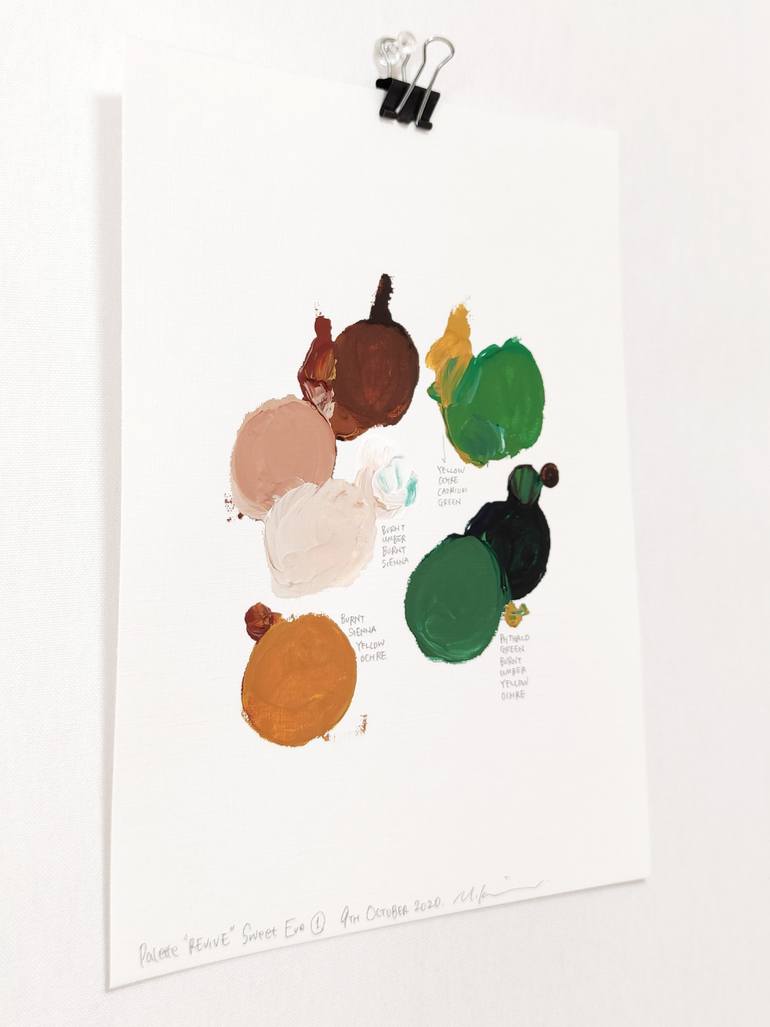 Original Abstract Expressionism Abstract Painting by Miki Wanibuchi