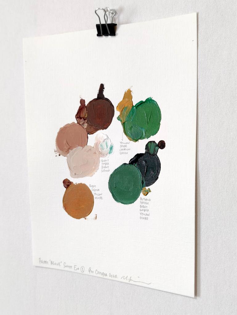 Original Abstract Expressionism Abstract Painting by Miki Wanibuchi