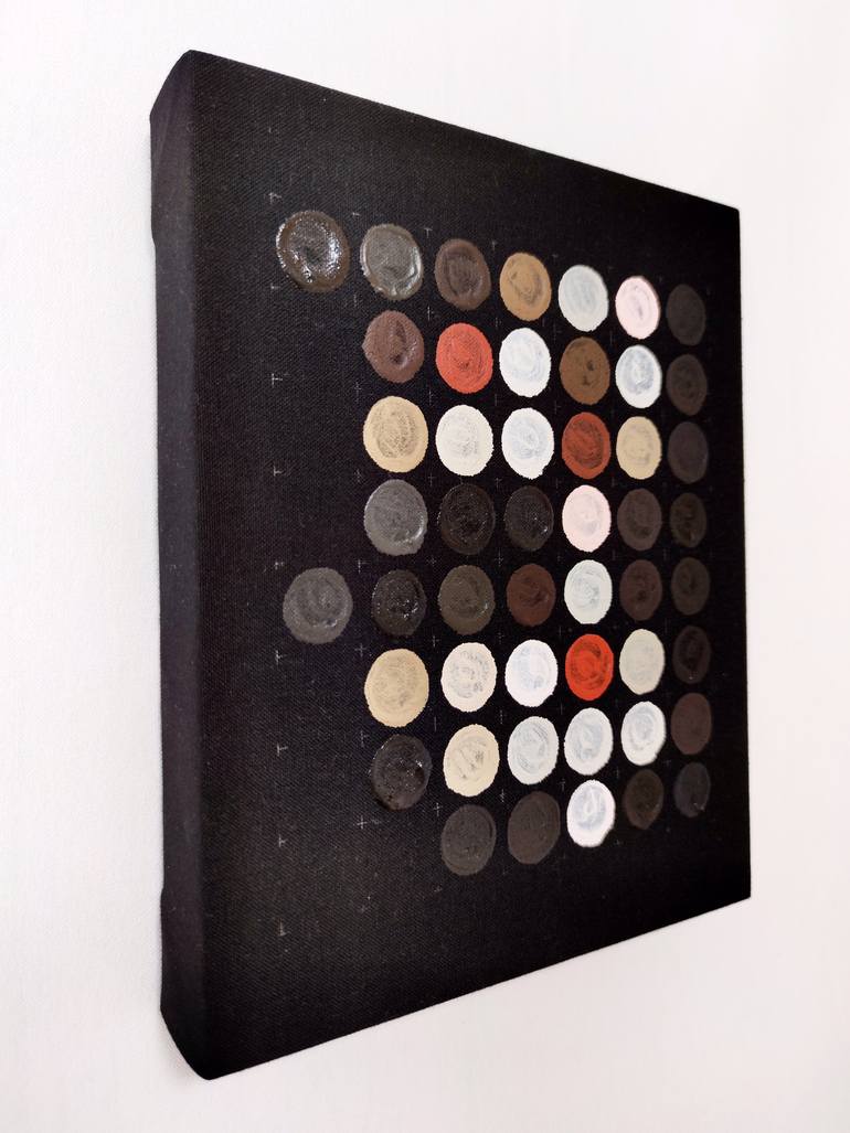 Original Abstract Expressionism Abstract Painting by Miki Wanibuchi