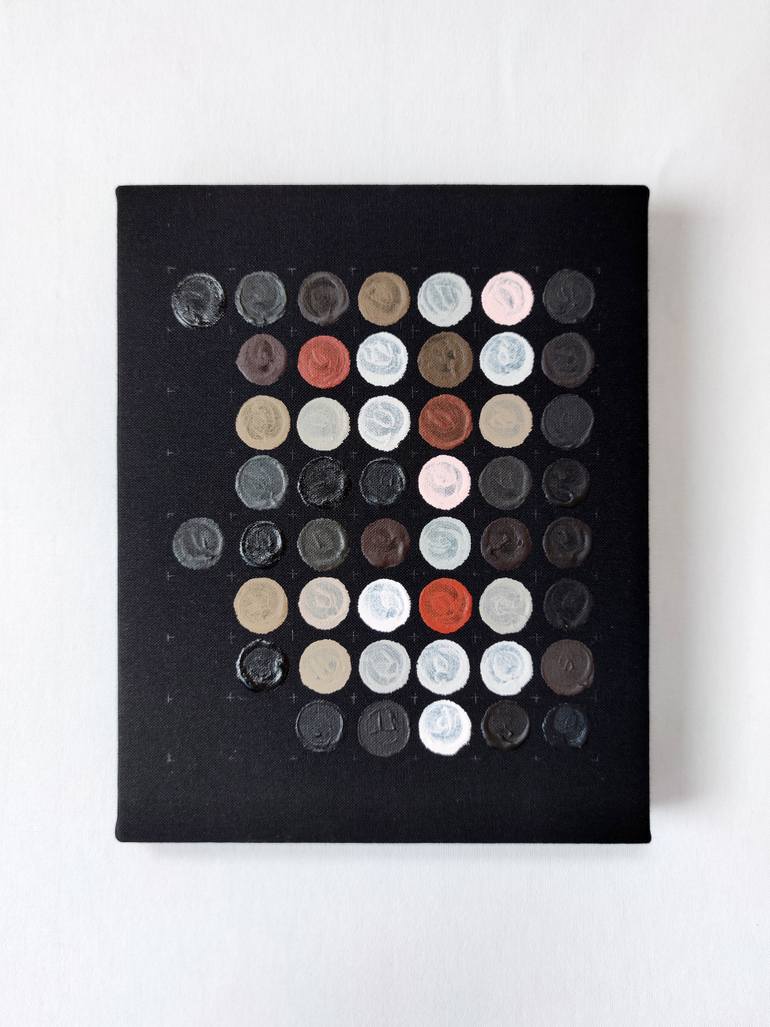 Original Abstract Expressionism Abstract Painting by Miki Wanibuchi