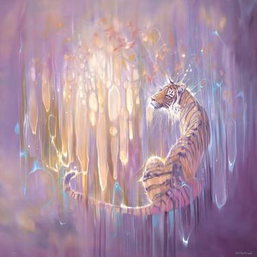 acrylic paintings of tigers