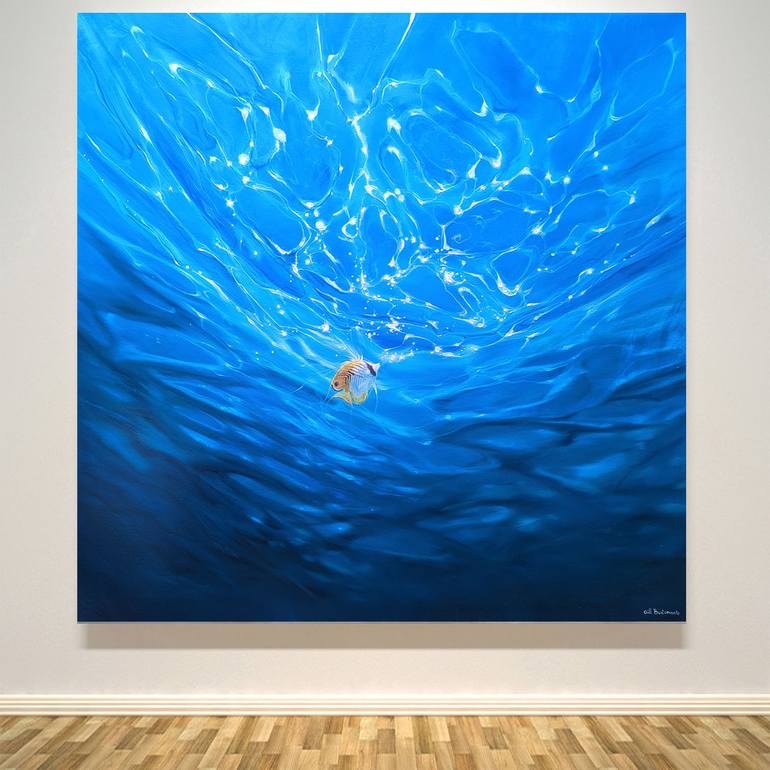 Original Contemporary Seascape Painting by Gill Bustamante