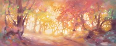 Saatchi Art Artist Gill Bustamante; Paintings, “Autumn Radiance” #art