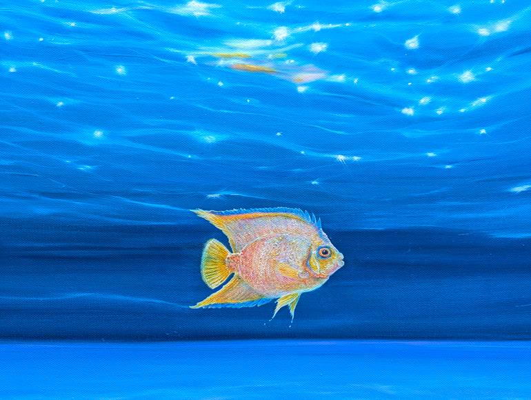 Original Realism Seascape Painting by Gill Bustamante