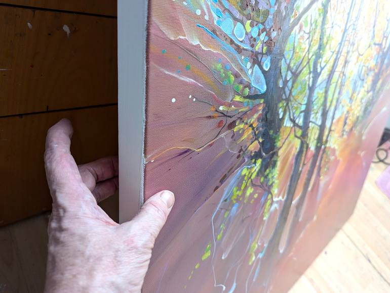 Original Abstract Landscape Painting by Gill Bustamante