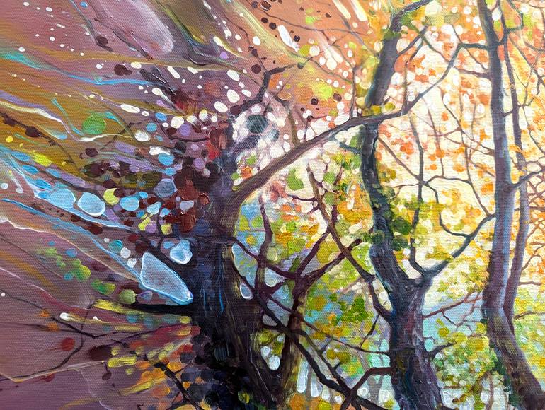 Original Abstract Landscape Painting by Gill Bustamante