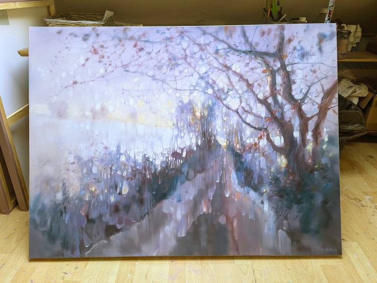 Original Contemporary Landscape Painting by Gill Bustamante