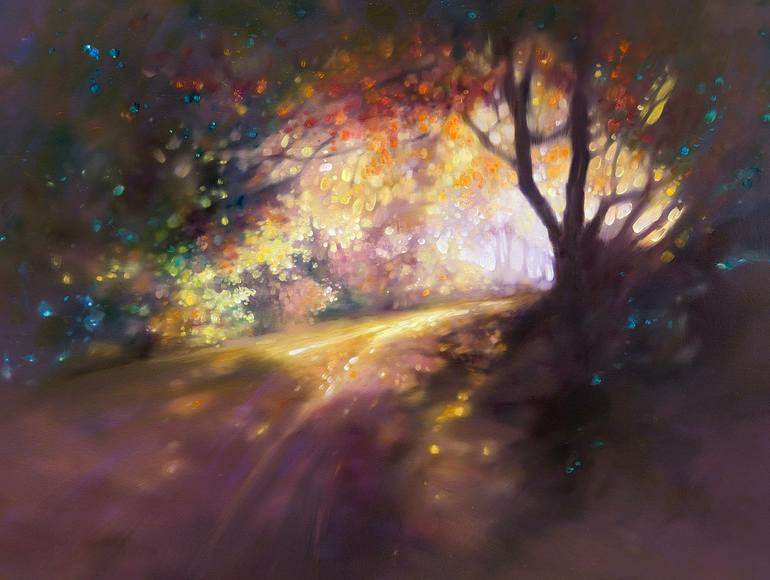 Original Contemporary Landscape Painting by Gill Bustamante