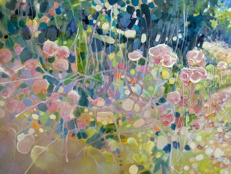 Original Art Nouveau Landscape Painting by Gill Bustamante