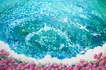 Original Expressionism Seascape Paintings by Gill Bustamante