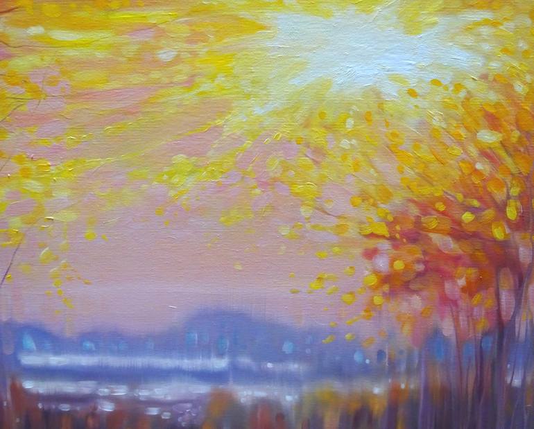 Original Landscape Painting by Gill Bustamante