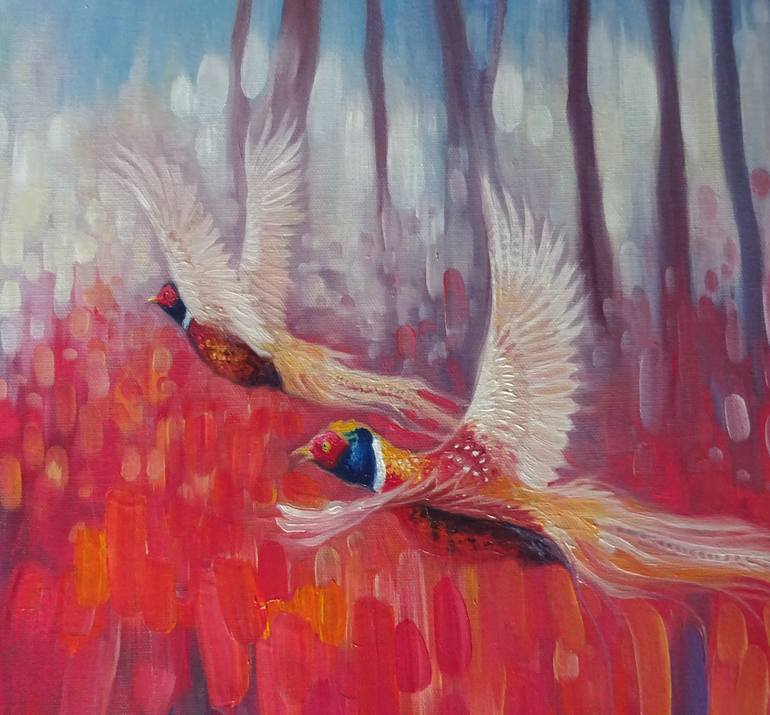 Original Modernism Nature Painting by Gill Bustamante