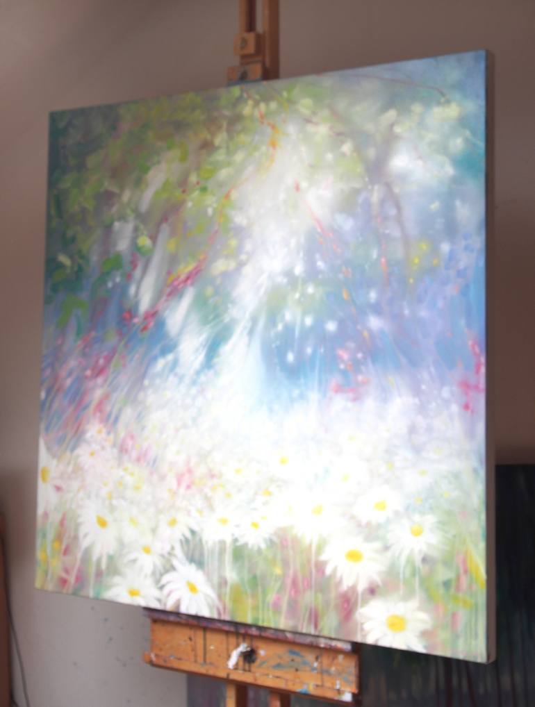 Original Abstract Painting by Gill Bustamante