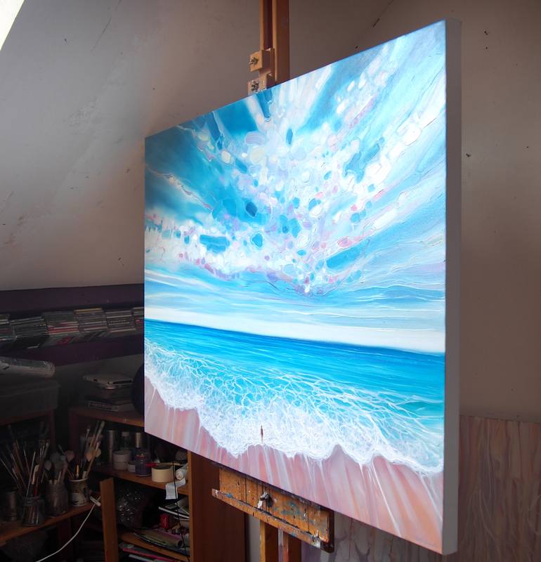 Original Seascape Painting by Gill Bustamante