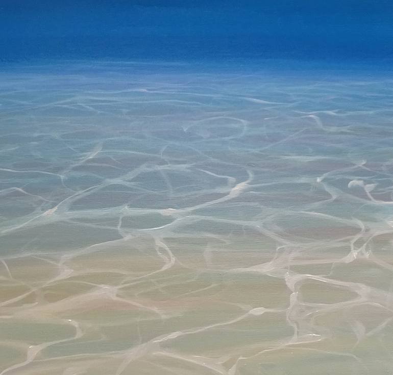 Original Modern Seascape Painting by Gill Bustamante
