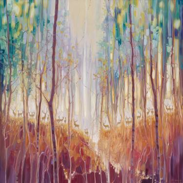 Original Abstract Landscape Paintings by Gill Bustamante