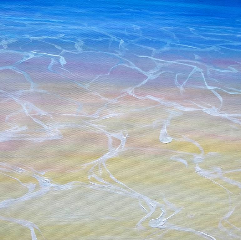 Original Expressionism Seascape Painting by Gill Bustamante