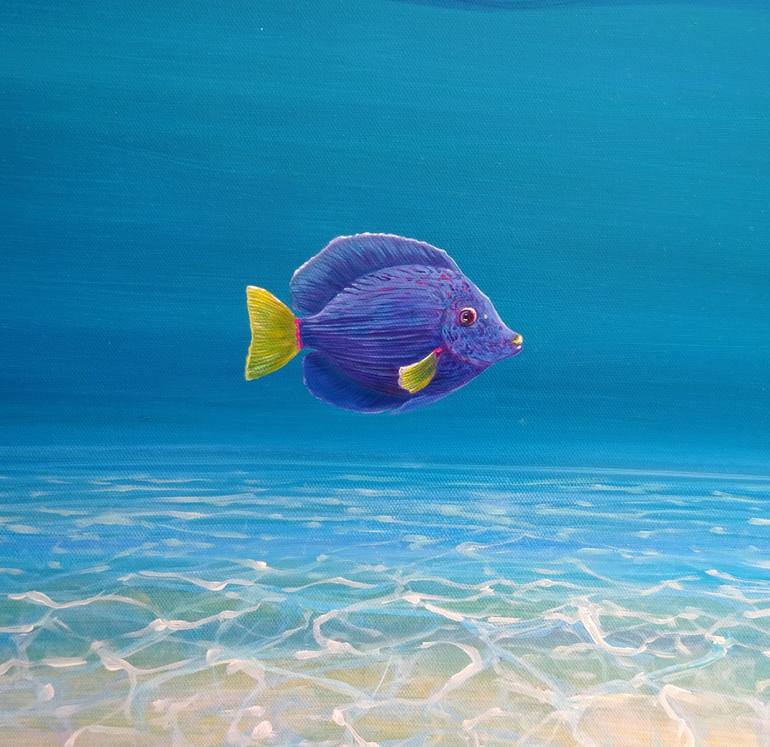 Original Fish Painting by Gill Bustamante