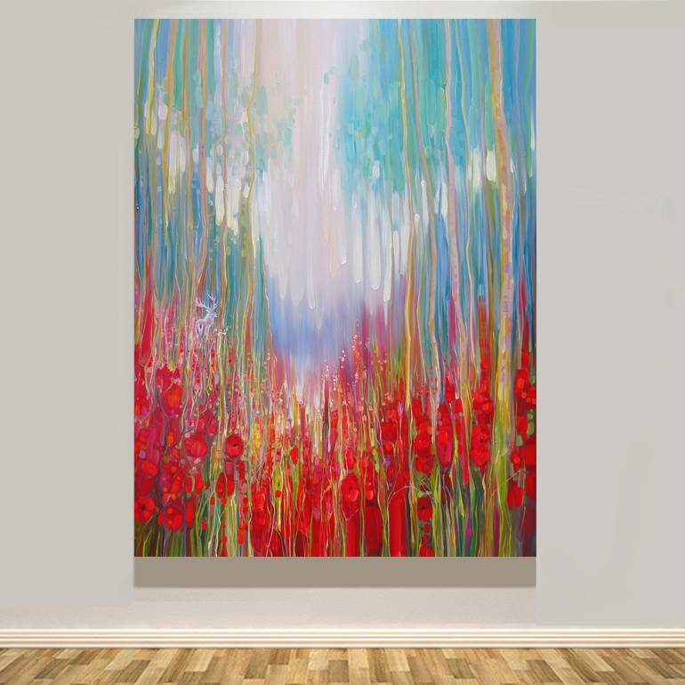Original Abstract Nature Painting by Gill Bustamante