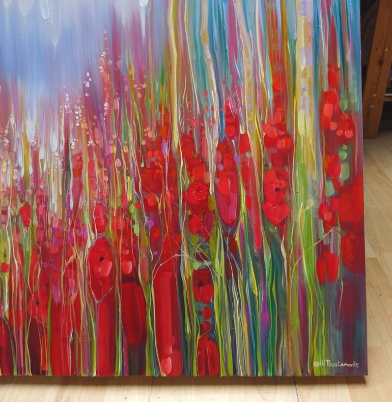Original Abstract Nature Painting by Gill Bustamante