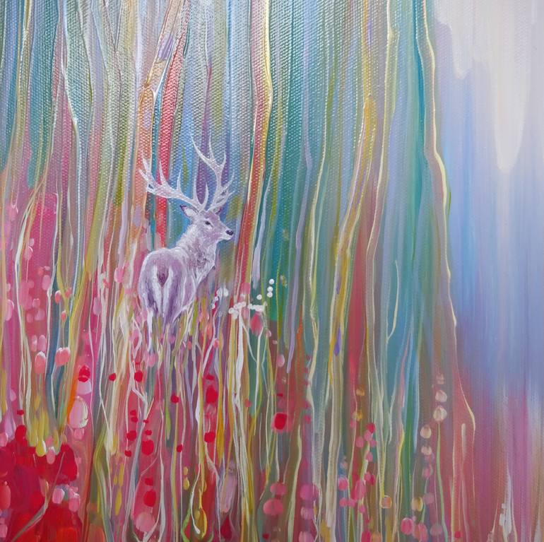 Original Abstract Nature Painting by Gill Bustamante