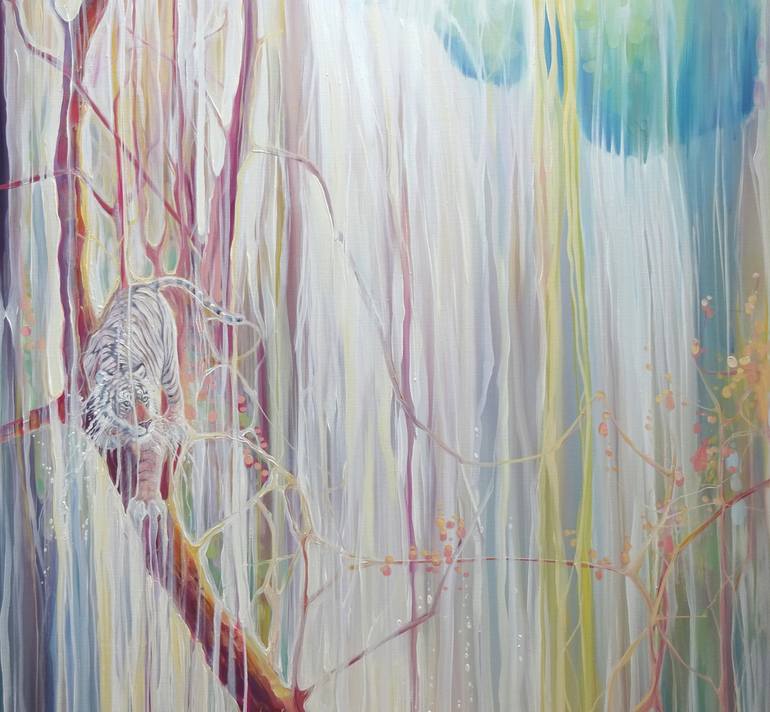 Original Abstract Nature Painting by Gill Bustamante