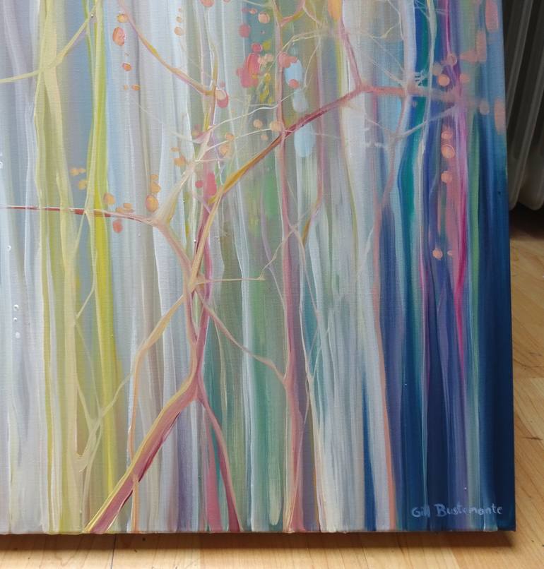 Original Abstract Nature Painting by Gill Bustamante