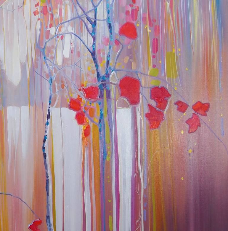 Original Abstract Nature Painting by Gill Bustamante