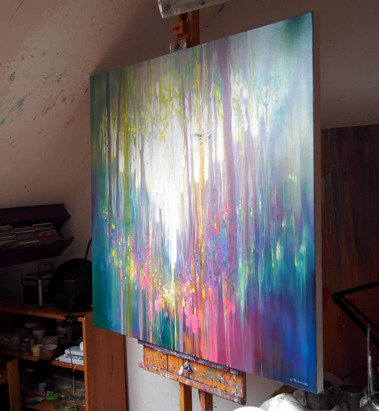 Original Expressionism Abstract Painting by Gill Bustamante