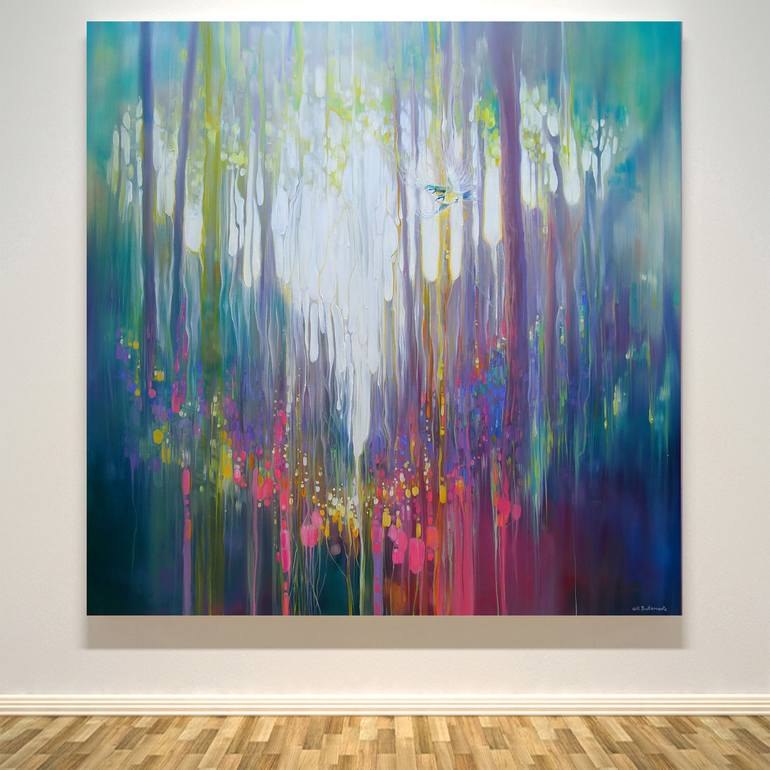 Original Expressionism Abstract Painting by Gill Bustamante