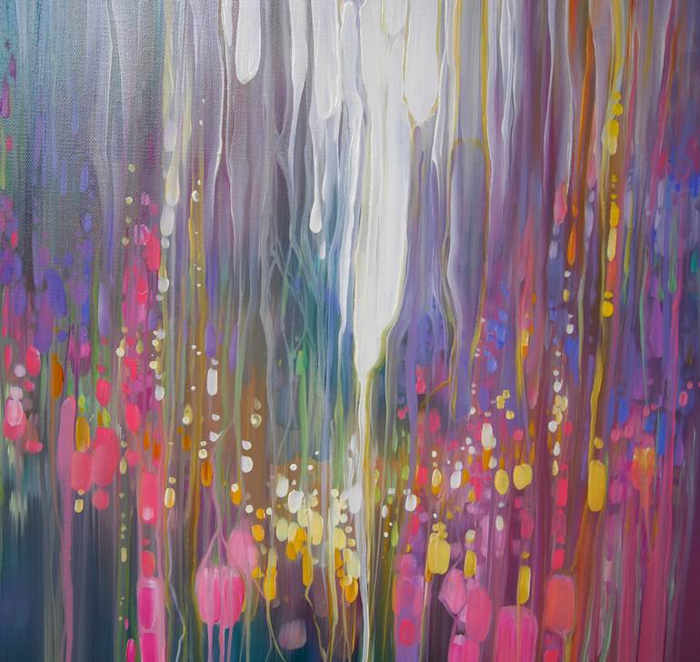 Original Expressionism Abstract Painting by Gill Bustamante