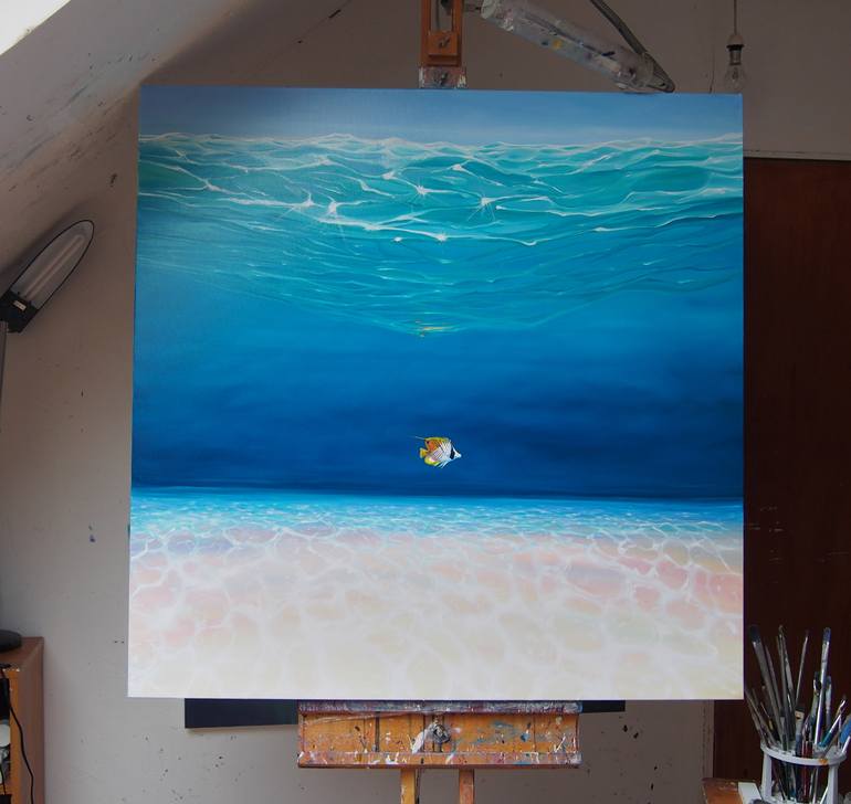 Original Impressionism Animal Painting by Gill Bustamante
