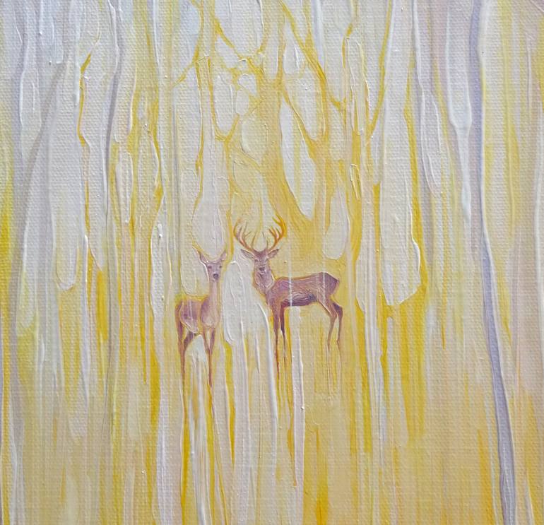 Original Abstract Landscape Painting by Gill Bustamante