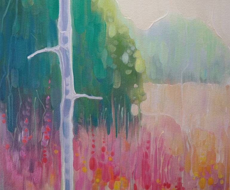 Original Abstract Nature Painting by Gill Bustamante