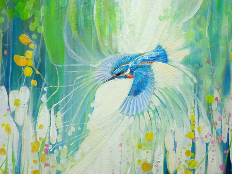 Original Abstract Nature Painting by Gill Bustamante