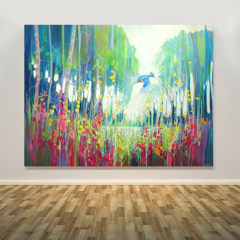 Original Abstract Nature Painting by Gill Bustamante