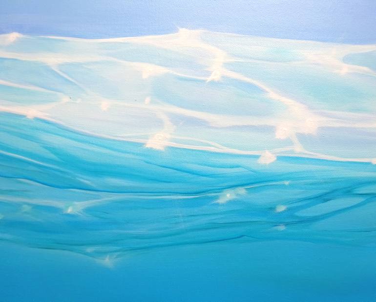 Original Expressionism Seascape Painting by Gill Bustamante
