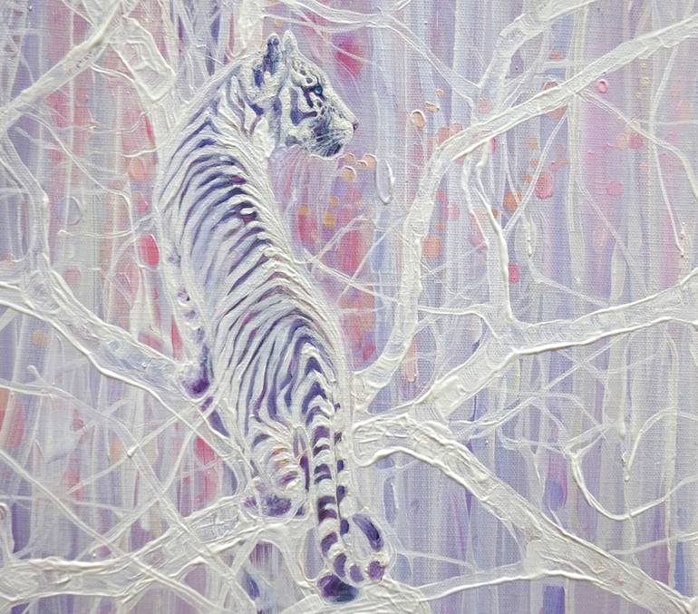 Original Expressionism Animal Painting by Gill Bustamante
