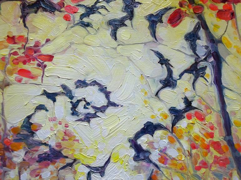 Original Abstract Expressionism Landscape Painting by Gill Bustamante