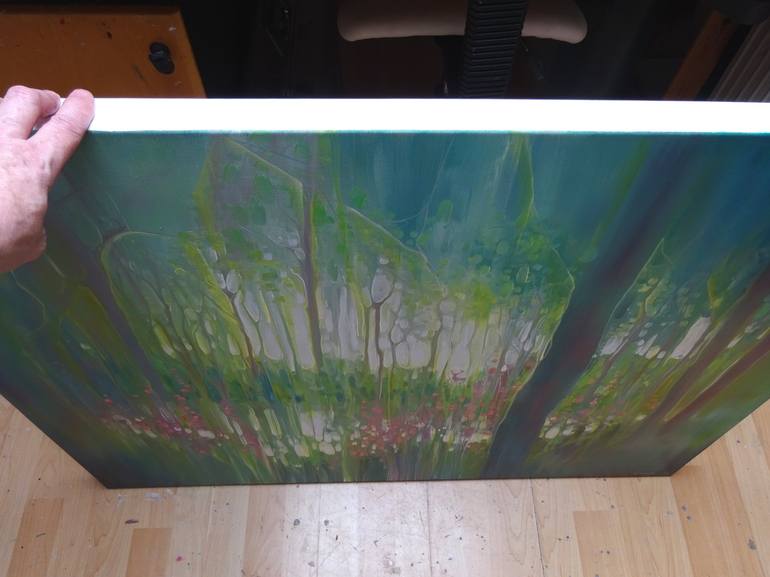Original Abstract Landscape Painting by Gill Bustamante