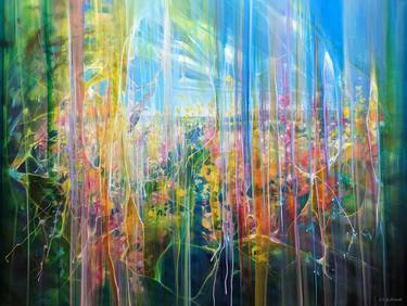 Saatchi Art Artist Gill Bustamante; Paintings, “Flexing Universe” #art