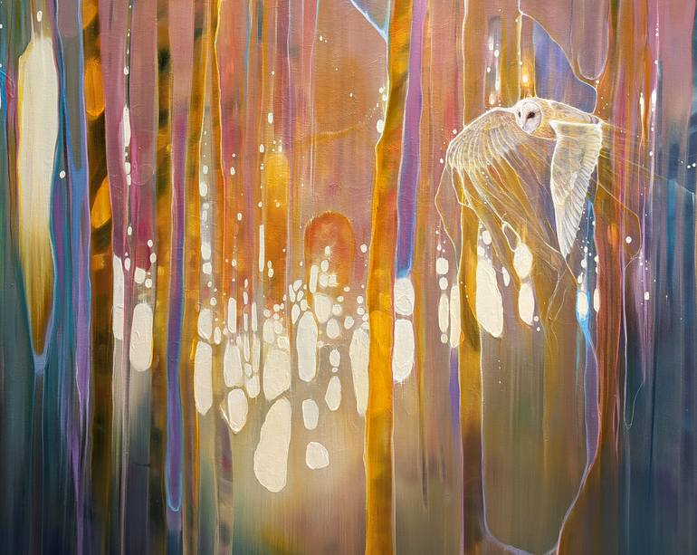 Original Abstract Nature Painting by Gill Bustamante