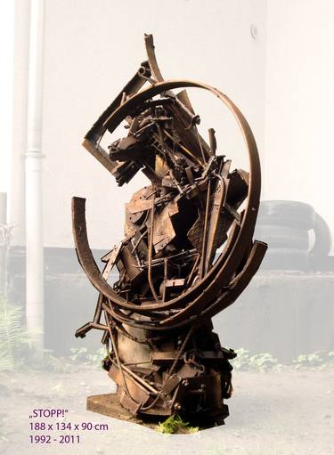 Original Abstract Sculpture by Winfried Tesmer