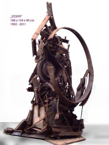 Original Abstract Sculpture by Winfried Tesmer