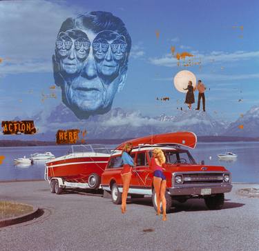 Print of Surrealism Travel Collage by Franz Falckenhaus