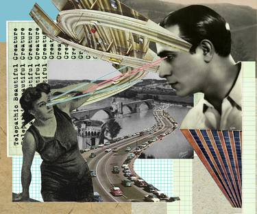 Print of Surrealism Love Collage by Franz Falckenhaus